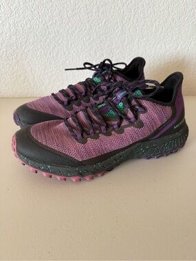 Merrell Bravada Erica Peacock Pink Multi Waterproof Hiking Shoes Women's Sz 10
